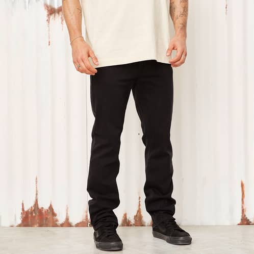 AMERICANINO - Jeans Slim Fit Hombre Algodón Negro